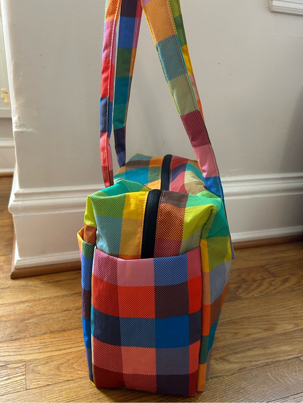 BAGGU Madras Everyday Cloud Bag ECB NWT - Picture 4 of 5